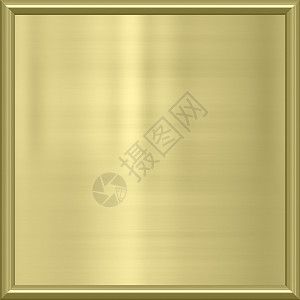 金色金属奖框电镀盘子插图金子陷害证书床单框架工业背景图片