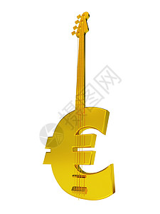 欧元 Bass 吉他摇滚低音音乐插图明星联盟乐器玩家细绳商业背景图片