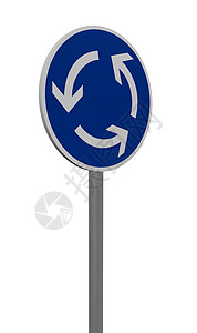 循环活动圈街道插图圆圈圆形交通蓝色背景图片