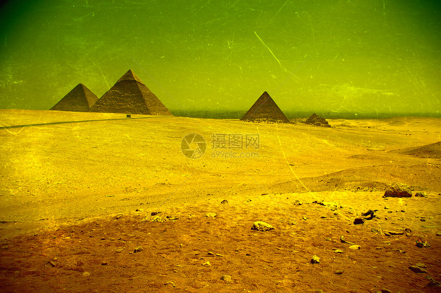 埃及的古老照片金字塔纪念碑羊皮纸历史旅行花束框架树叶石头文化花园图片