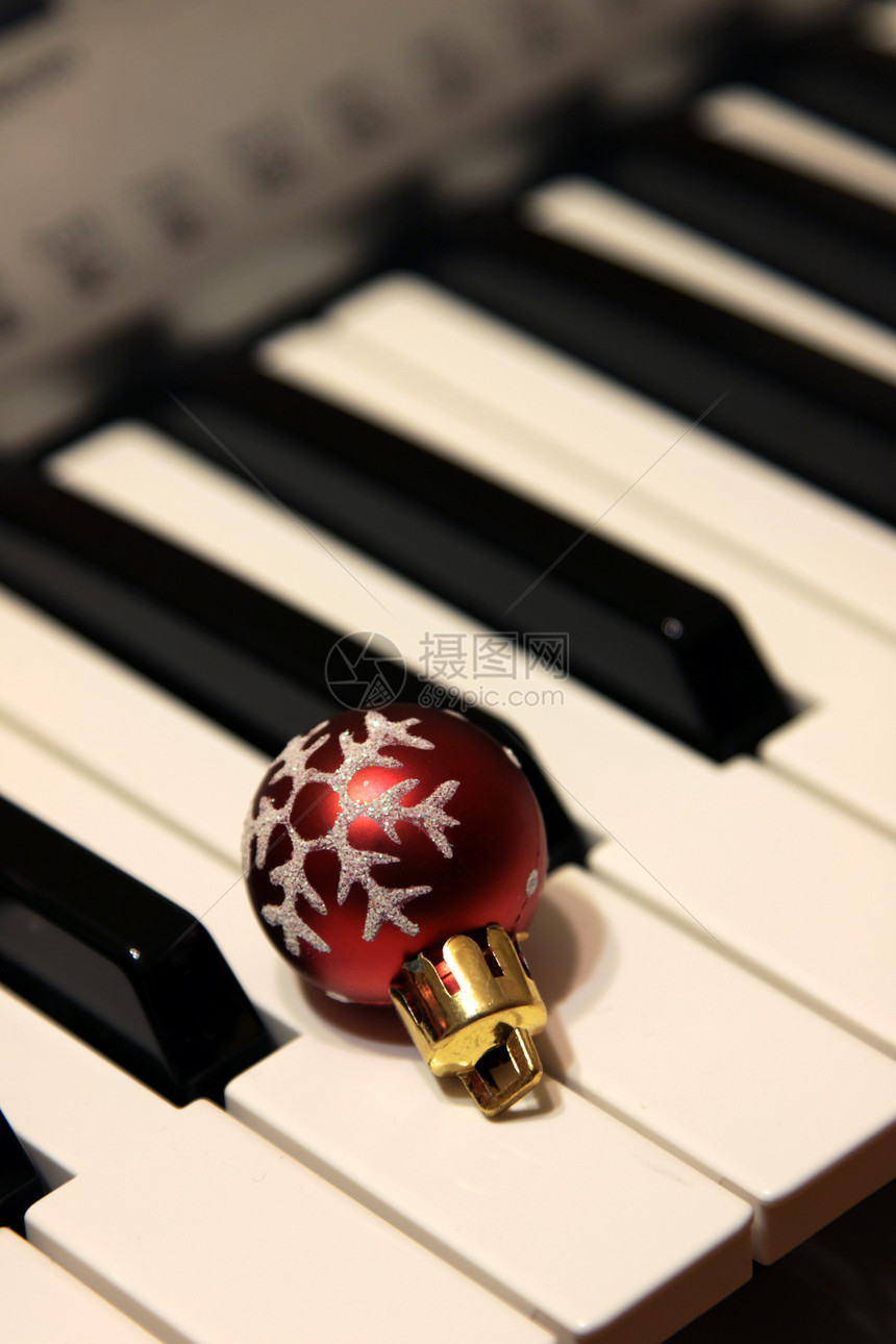 圣诞钢琴键标宝图片