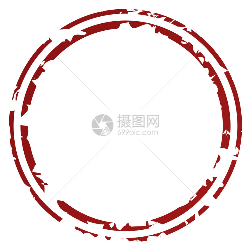 空白邮票插图褪色图形化商业红色圆形印象海豹图片