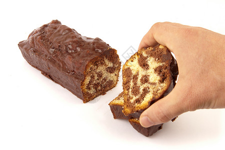 巧克力蛋糕烹饪配料蛋糕美味甜点巧克力白色品味大理石背景图片