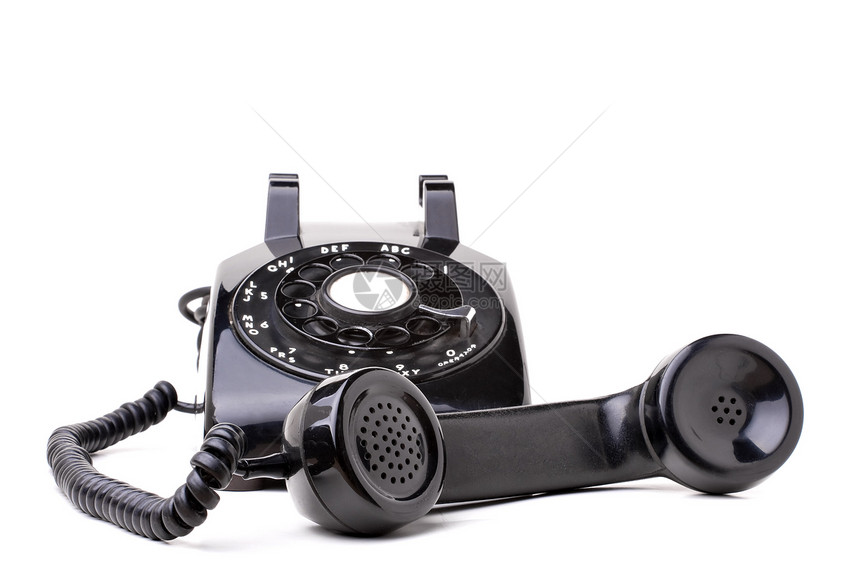 旧旧电话塑料电子产品字母热线技术数字听筒电讯商业办公室图片