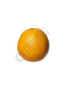 橙子反射工作室水果圆形维生素静物白色背景图片
