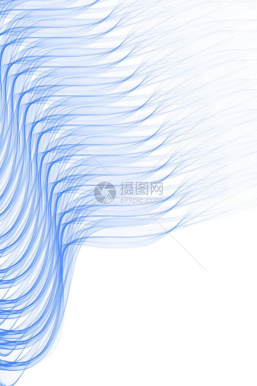 蓝色抽象黑洞图片