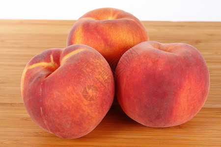 桃食物植物桃色肉质健康黄色果汁背景图片