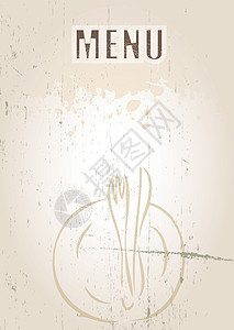 菜单插图用餐木板小酒馆咖啡店绘画餐厅墙纸食物背景图片