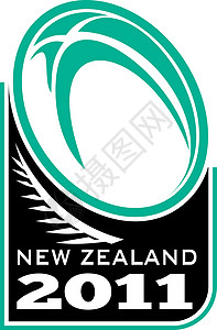 2011年新新西兰橄榄球银蕨黑色联盟联赛插图蕨类背景图片