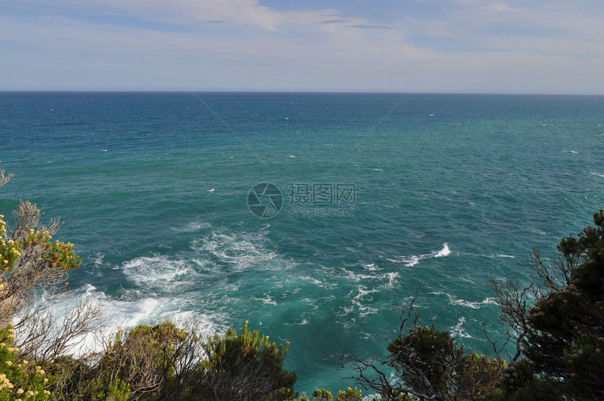 美丽的蓝色海洋水域景观 澳大利亚图片