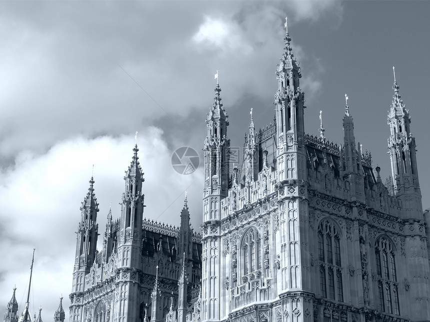 议会众议院地标白色建筑纪念碑大本钟黑色建筑学图片