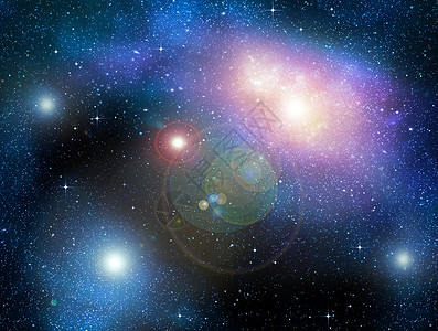 满天星斗的深外层空间星云和星系天文学星空气体天空插图场地星星背景图片