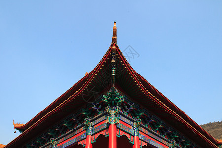 显通寺铜塔宗教建筑建设圣地寺庙信仰旅行背景