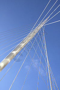 英国曼彻斯特城市绳索蓝色中心背景图片