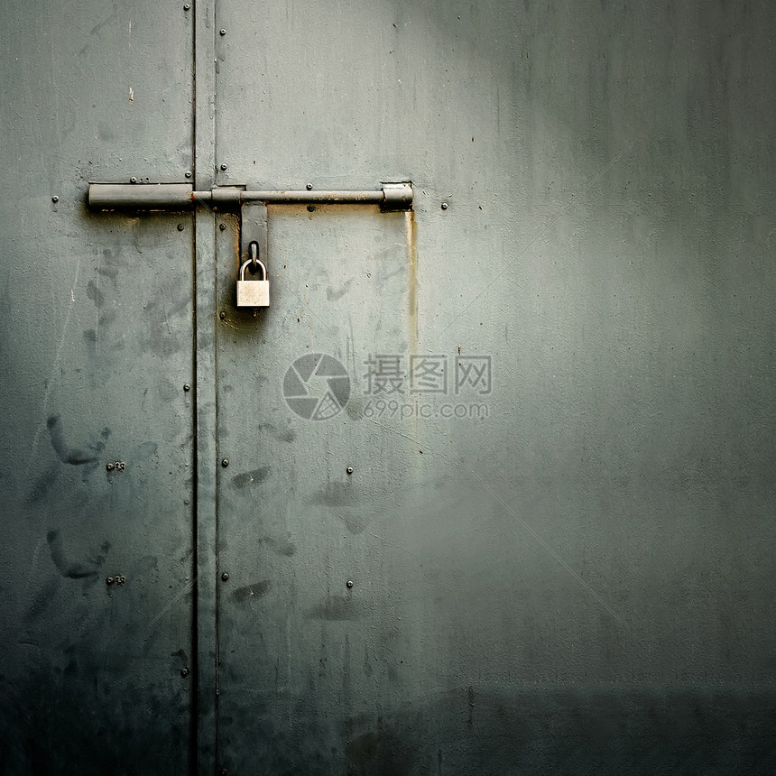 金属门墙纸建筑栅栏入口古董秘密监狱挂锁隐私房子图片