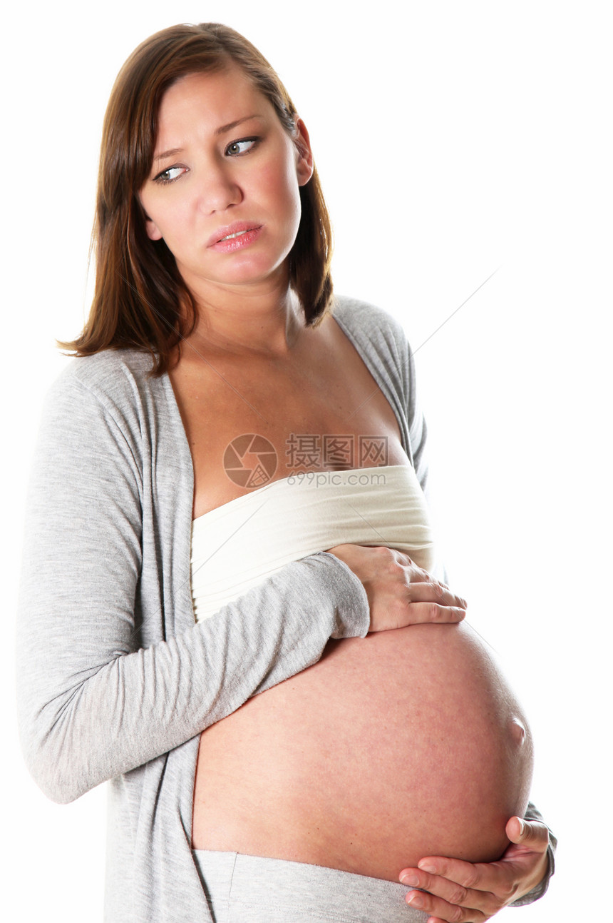 怀孕妇女遭受和受到投诉;图片
