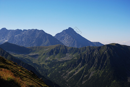 塔特里山海拔山峰冒险顶峰热情高清图片