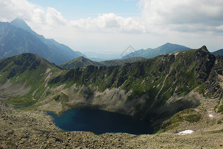 塔特里山热情顶峰山脉海拔山峰背景图片