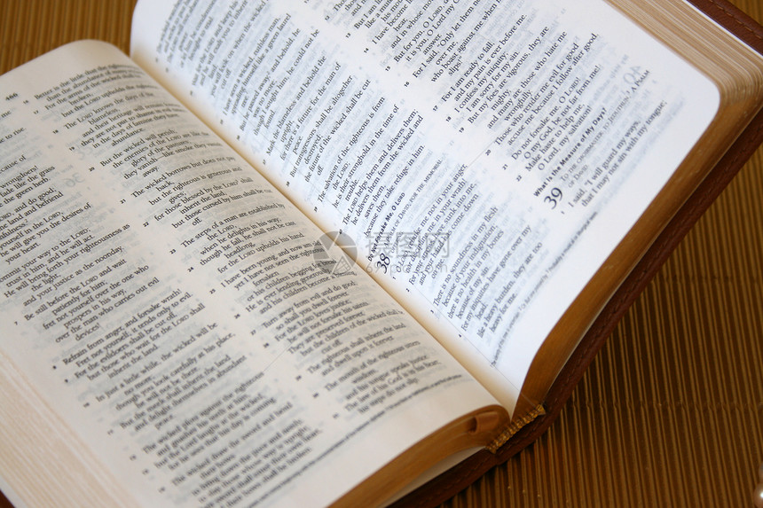 公开圣经字母皮革金叶子经文数字图书阅读教会宗教图片