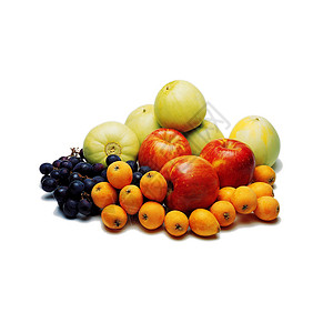 水果果插图食物相片市场水果展示背景图片