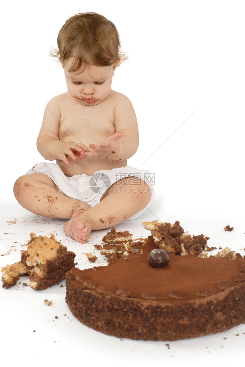婴儿发现蛋糕图片