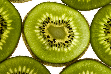 猕猴桃背景水果绿色奇异果热带背景图片