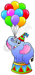 轻巧气球1型大象马戏团设计图片