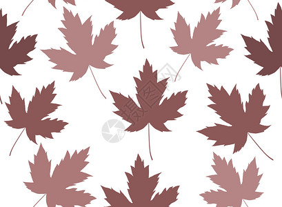 绿叶无缝瓷砖季节插图植物学树叶叶子植物背景图片