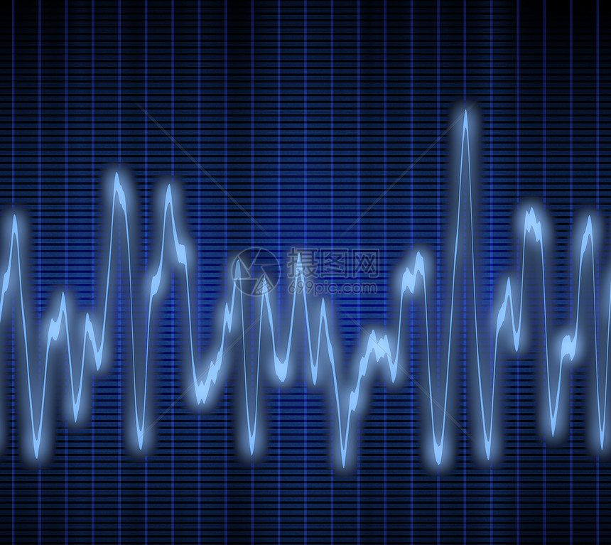 声音波振动技术图表体积电子收音机实验室展示正弦波图片