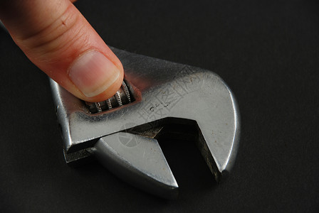 工作工具合金金属机械扳手测量质量标准加工修理工机器背景图片