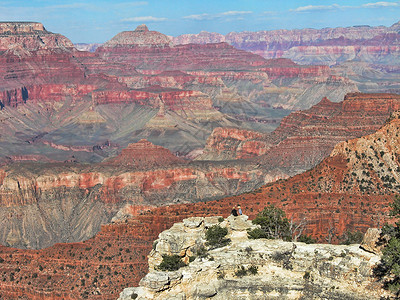 美国大峡谷风景岩石天际旅行天空峡谷沙漠背景图片