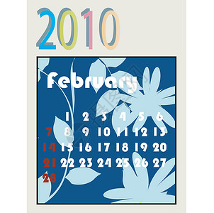 2010年日历桌面坡度纸板日期白色变更背景图片