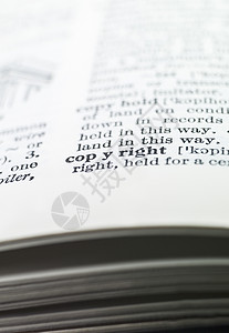 版权定义英语代名词词典画幅发音教育智慧一个字数据高清图片