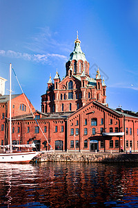 赫尔辛基Uspenski大教堂高清图片
