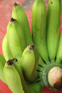 香蕉食物生活方式水果健康饮食绿色背景图片
