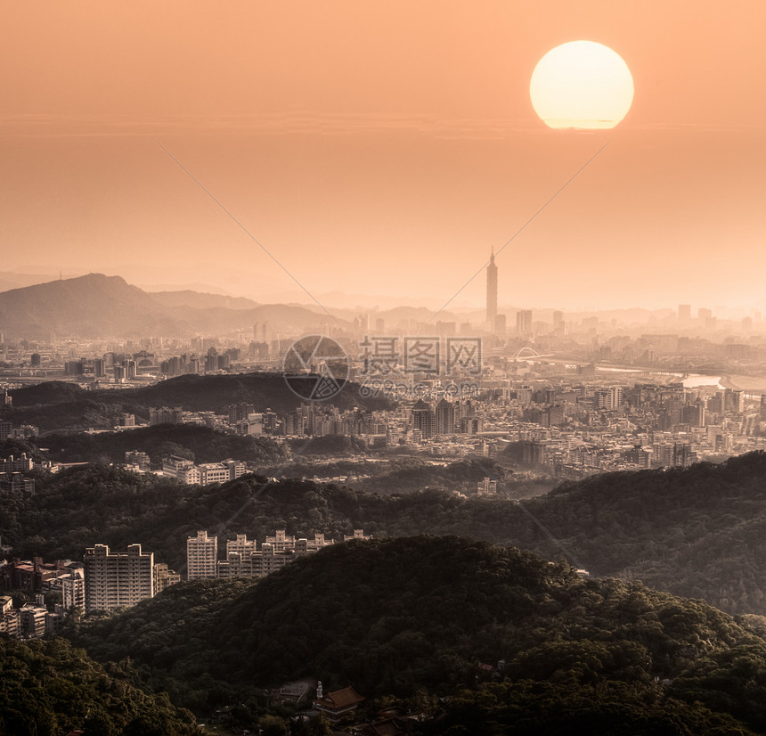 戏剧性城市风景太阳住宅建筑摩天大楼建筑学场景旅行天际市中心阳光图片