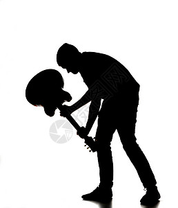 吉他手的脚影岩石摇滚吉他静物原声工作室音乐乐器明星背景图片