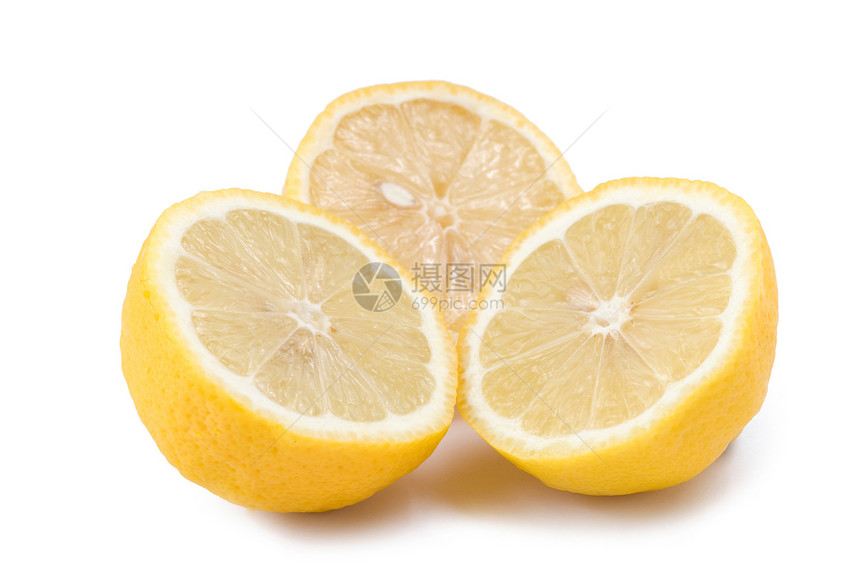 孤立的柠檬水果食物热带果汁团体营养饮食种子图片