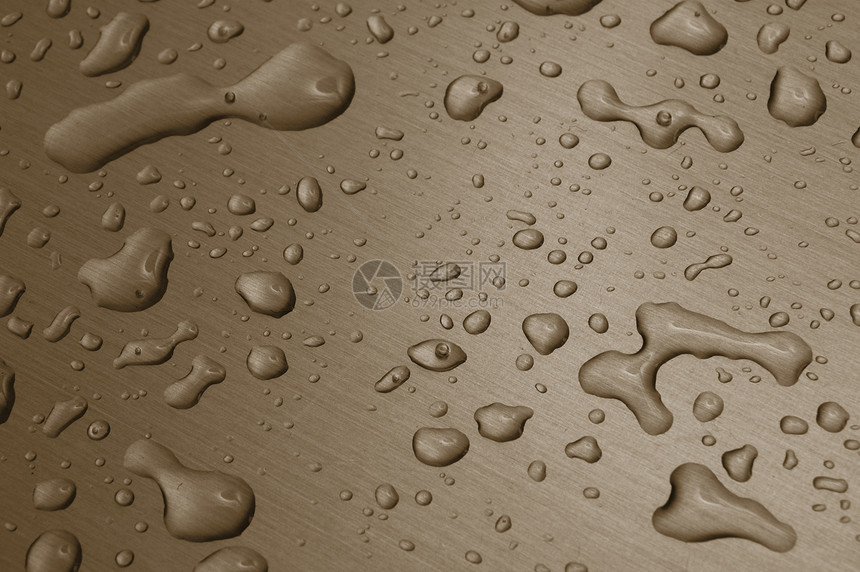 金属表面的水滴汽车玻璃气泡墙纸合金飞沫雨水下雨飞溅宏观图片