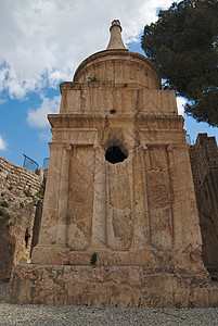 耶路撒冷阿卜萨洛姆古墓高清图片