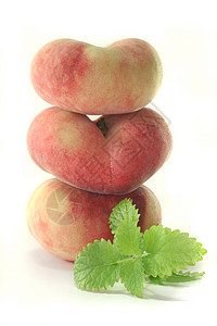 山区桃桃野桃植物玫瑰营养水果甜点背景图片