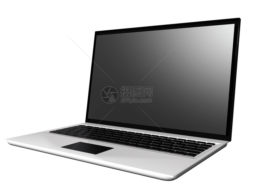 计算机的图像屏幕电脑老鼠监视器塑料键盘笔记本白色互联网图片