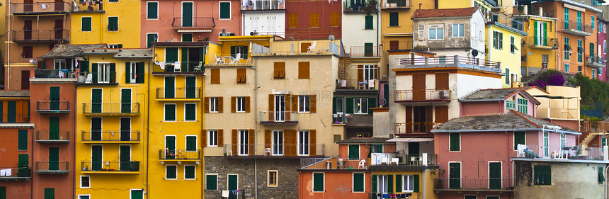 意大利辛克地球社马纳罗拉村多彩的质地村庄窗户街道建筑学阳台艺术城市露台房子橙子图片