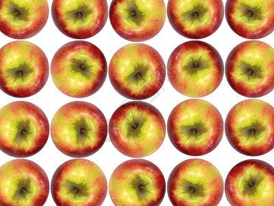 苹果食物购物杂货托盘团体红色水果绿色市场背景图片