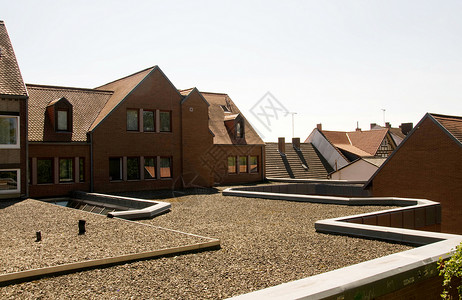 屋顶材料住宅建筑财产瓷砖窗户阴影壁板定制建筑学背景图片