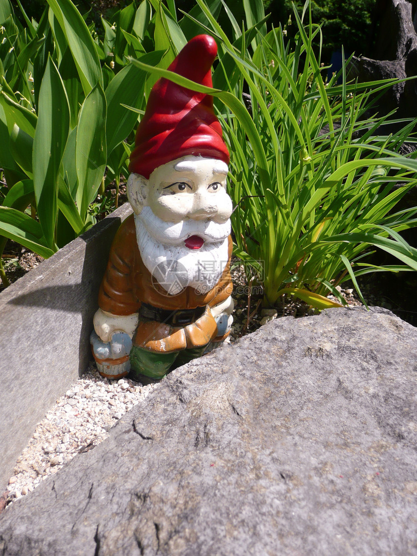花园群矮人童话侏儒院子制品装饰品雕像红色数字乐趣图片