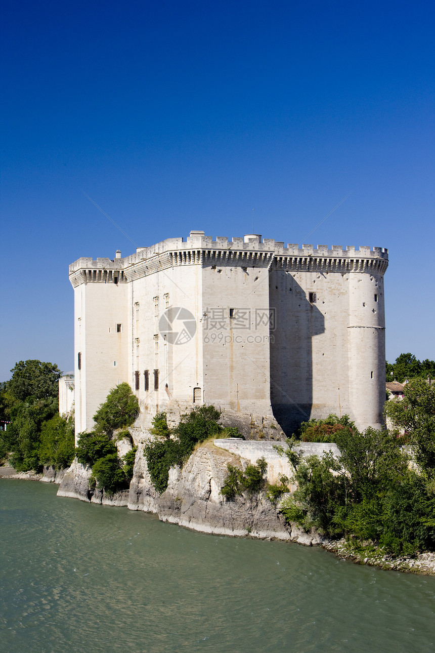 法国普罗旺斯塔拉松城堡历史性世界历史工事防御要塞建筑物景点外观旅行图片