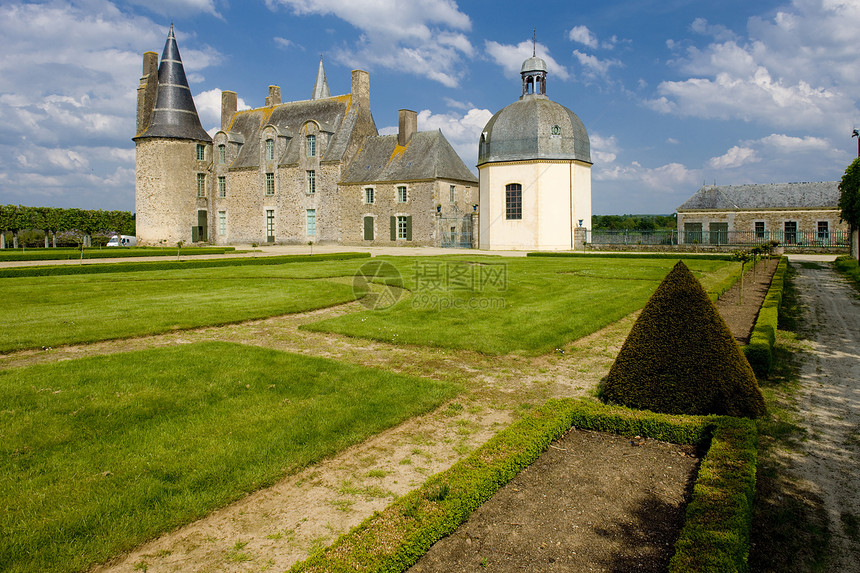 法国布列塔尼罗赫斯王朝 布列塔尼建筑纪念碑城堡草地世界历史建筑学位置外观景点图片