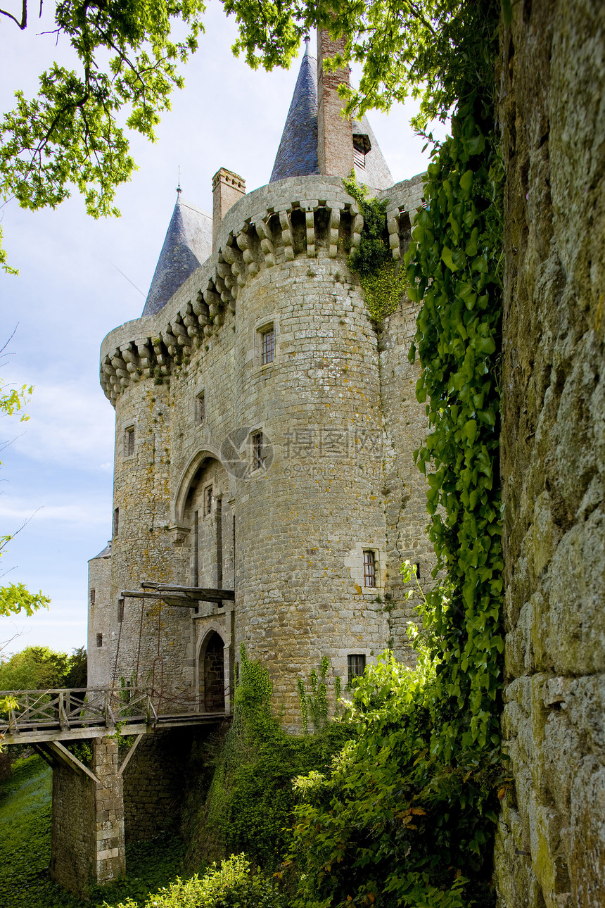 法国布列塔尼Les Iffs城堡历史性景点位置外观历史纪念碑旅行建筑学世界图片