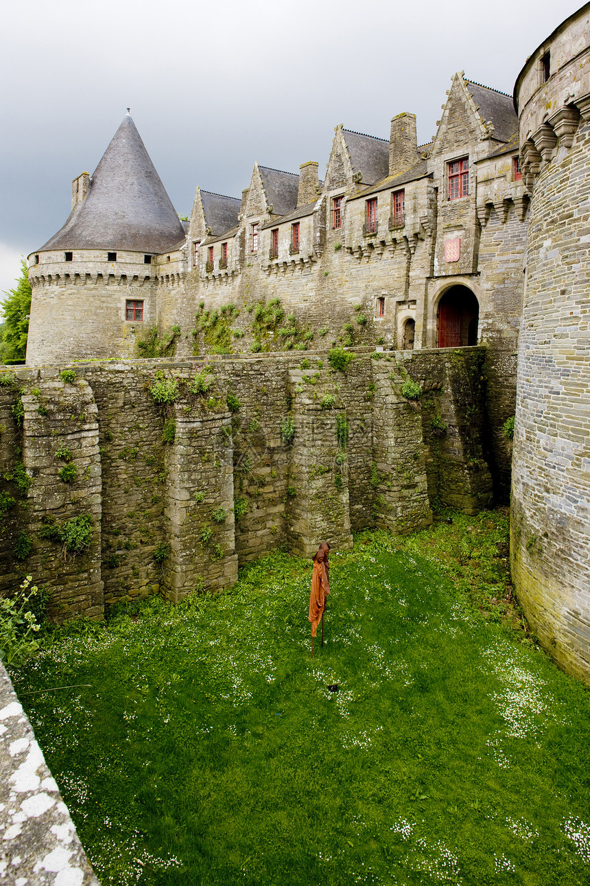 法国布列塔尼罗汉堡 法国庞蒂维 布利塔尼世界位置据点城堡历史性建筑物要塞堡垒景点旅行图片